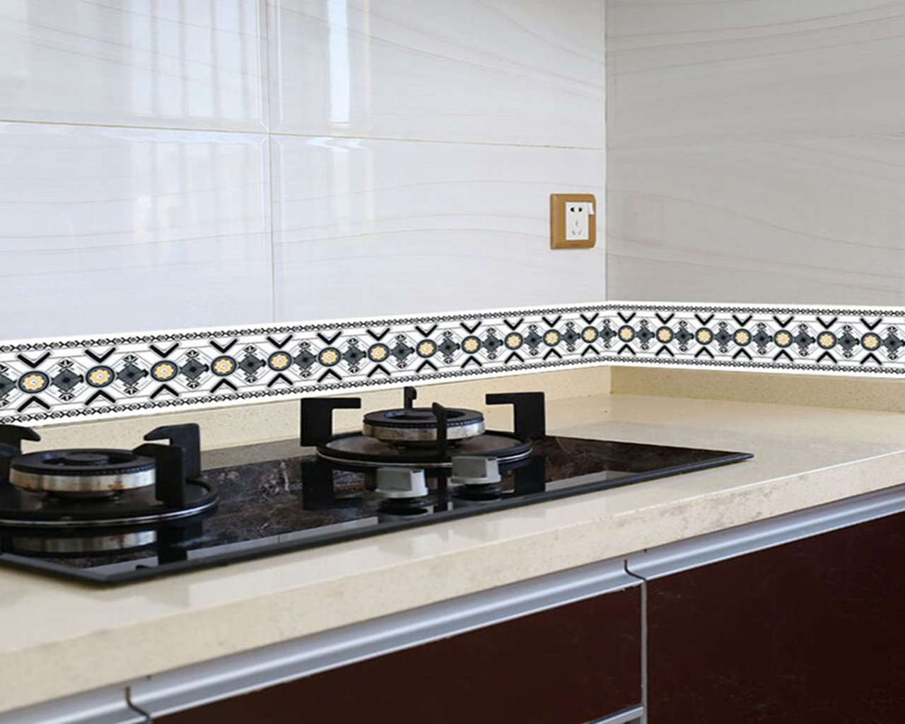 kitchen border tiles design