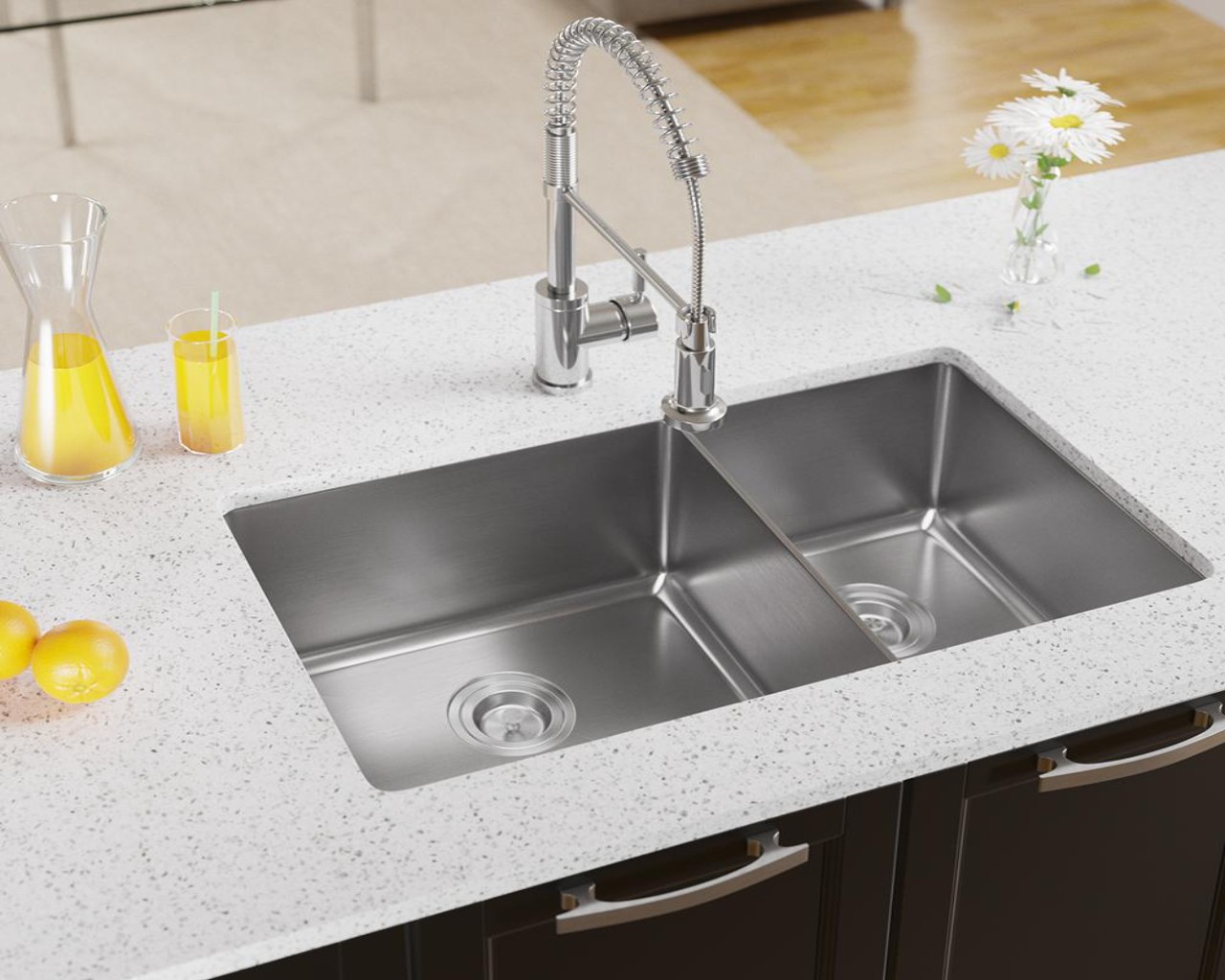 different kitchen sink materials